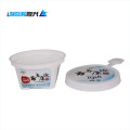 230 ml 8oz pp plástico descartável iogurte injeção de iogurte IML Copo impresso com colher